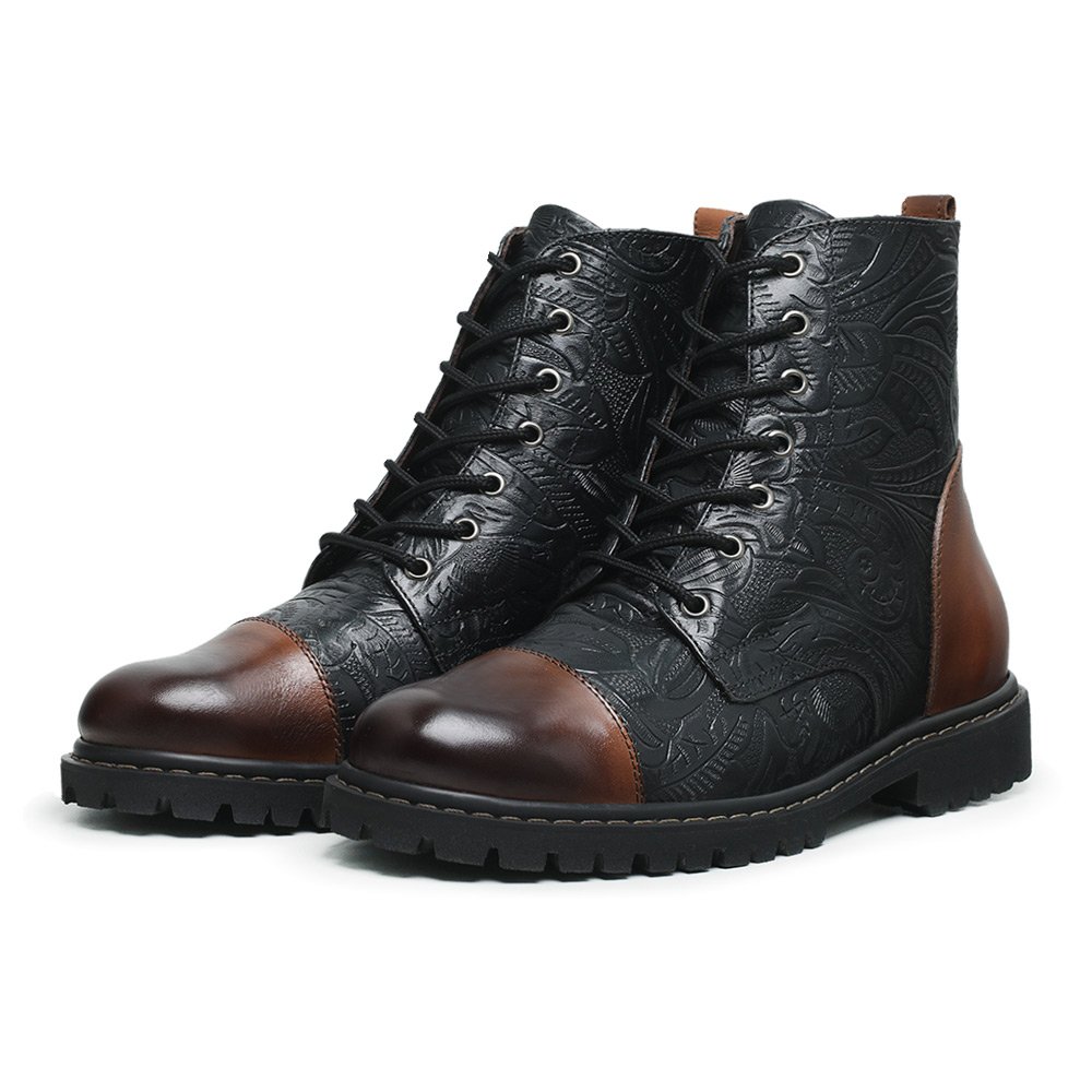 04 coturno avalon shelby couro havana preto