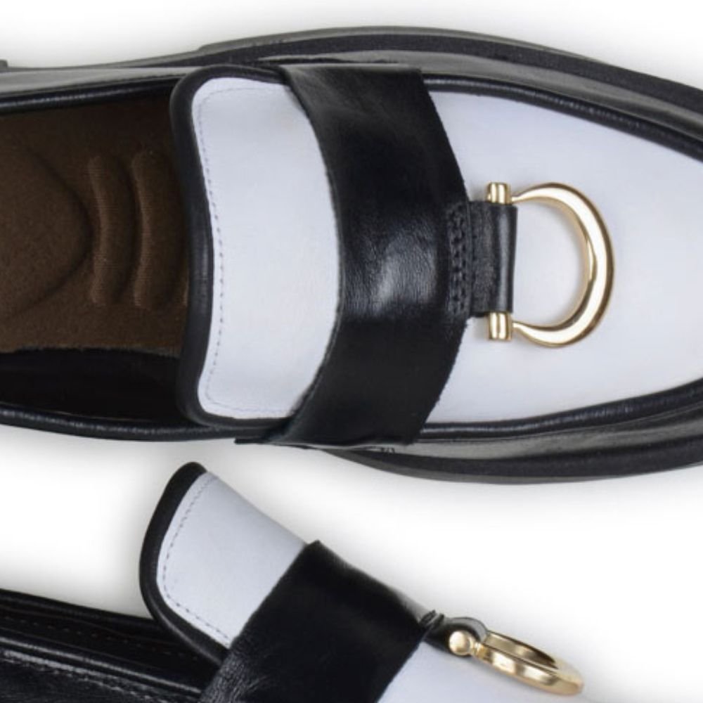 03 sapato loafer feminino confortavel june mah couro preto