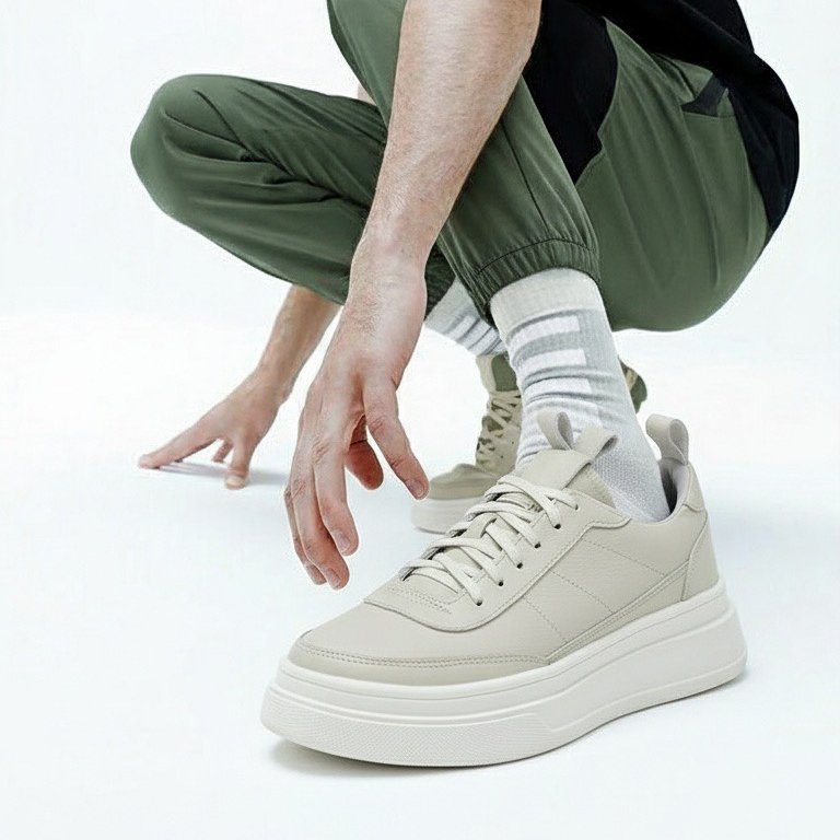 04 tenis casual colter 100 couro avalon em couro off white