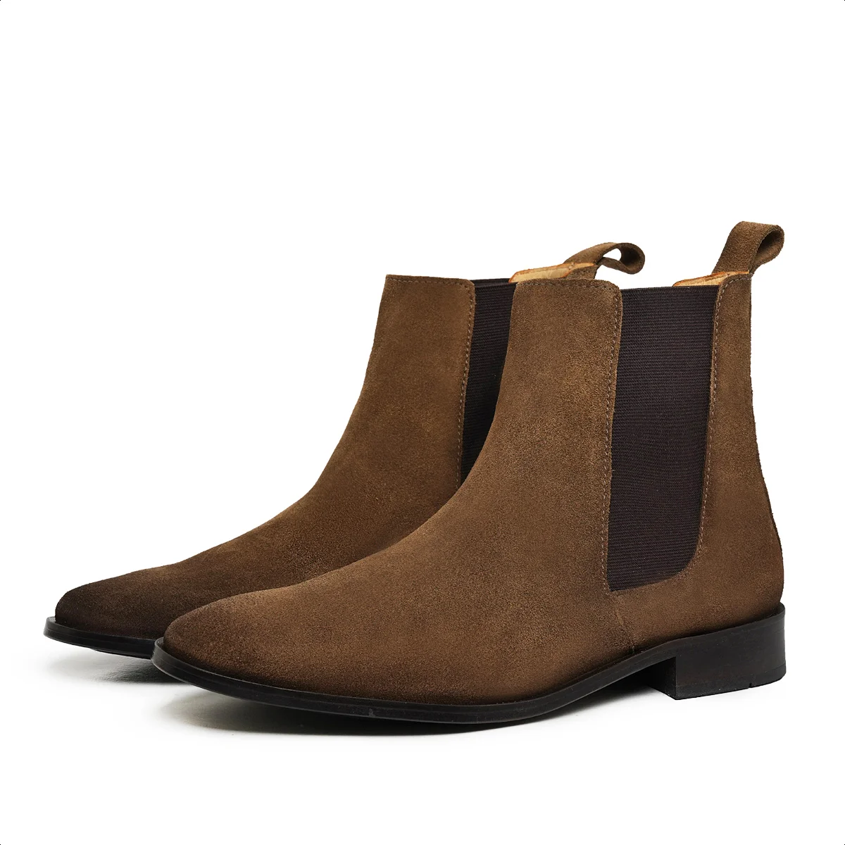 Bota Masculina Chelsea Social John Avalon em Couro Preto